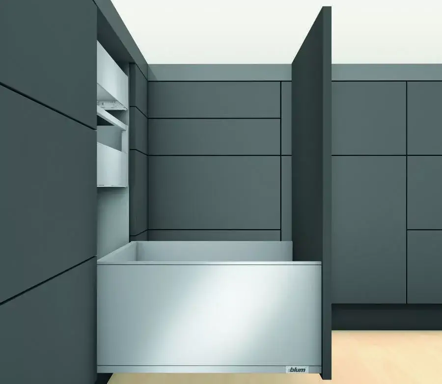 Biztonságos fizetés BLUM 770F4502I oldalfal Legrabox F 450mm nemesacél