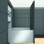 Akció K-BLUM Legrabox F 600 mm/70 kg, Tip-on, szürke OG-M, csavar