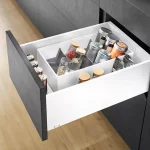 K-BLUM Legrabox C Pure 550 mm/70 kg, Blumotion/TOB, fehér SW-M, csavar Akció