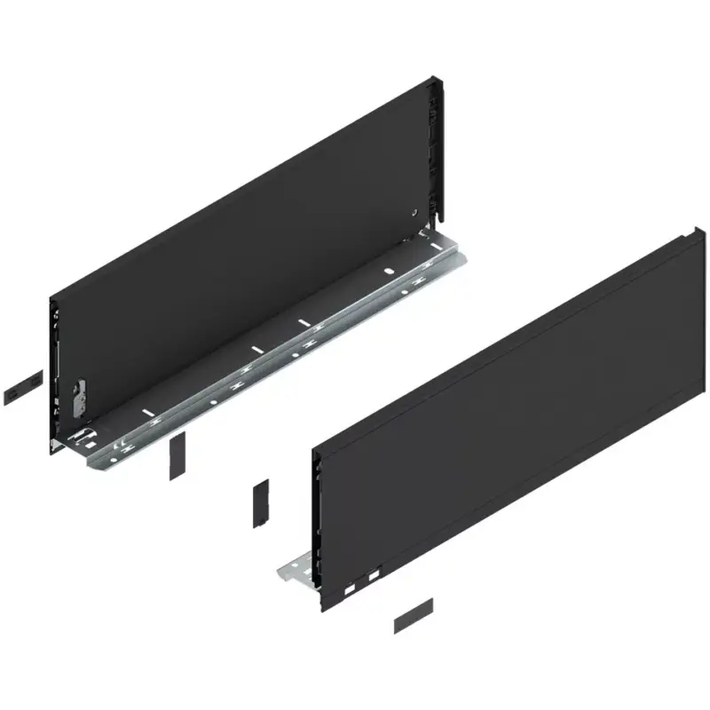 BLUM 770C6002S oldalfal Legrabox C 600mm Karbonfekete matt CS-M Akció