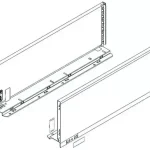 BLUM 770C6502S oldalfal Legrabox C 650mm fehér Vásárlói kedvenc