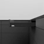 K-BLUM Legrabox N 500mm/40 kg, Blumotion/TOB, karbon fekete CS-M, csavar Szezonális akció