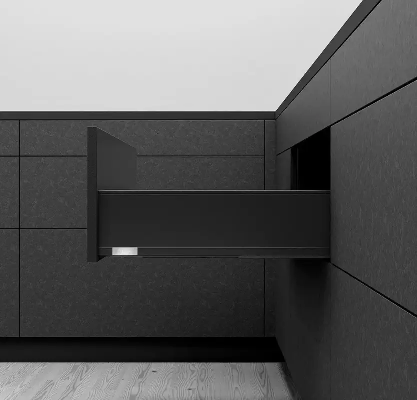 Vásárlói kedvenc K-BLUM Legrabox K 550mm/40 kg, Blumotion/TOB, karbon fekete CS-M, expando