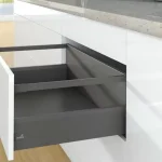 Végkiárusítás K-HETTICH ArciTech, front kihuzású, antracit, 500/126/250, 60kg, SiSy
