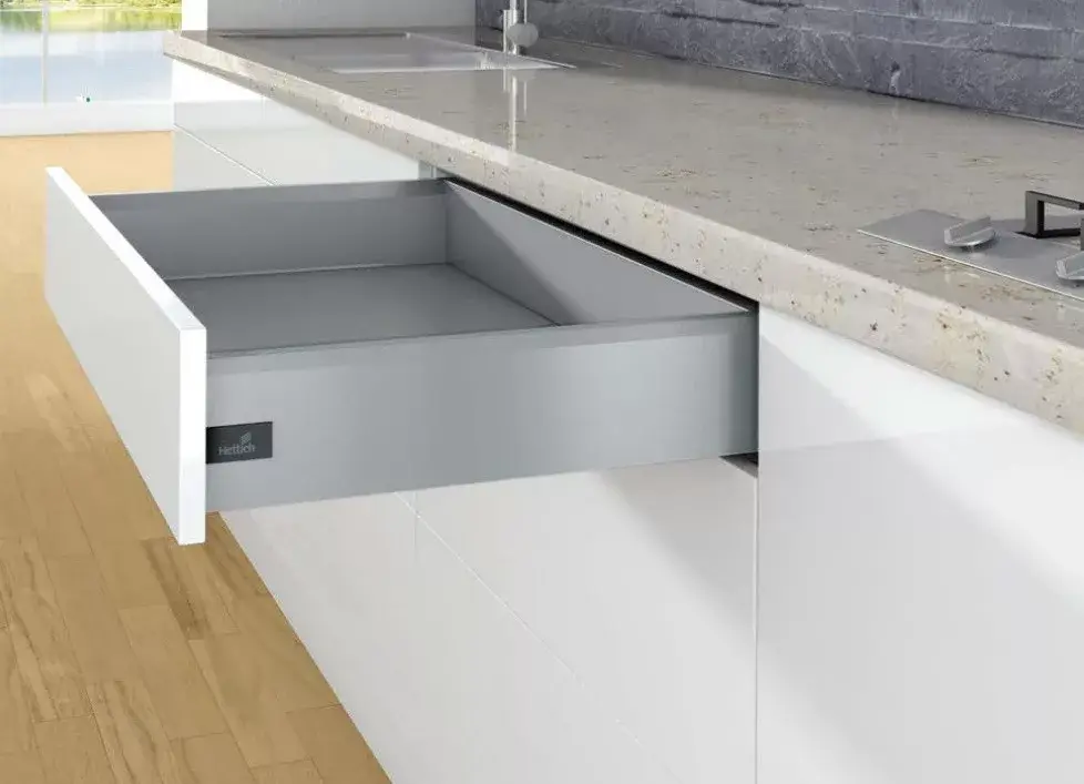 K-HETTICH ArciTech, front kihuzású, ezüst, 400/126, 40kg, SiSy Exkluzív ajánlat