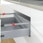 Különleges ajánlat K-HETTICH ArciTech, front kihuzású, ezüst, 650/126/218, 40kg, SiSy