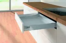 K-HETTICH-Atira komplett 350/70 mm ezüst Expressz kézbesítés