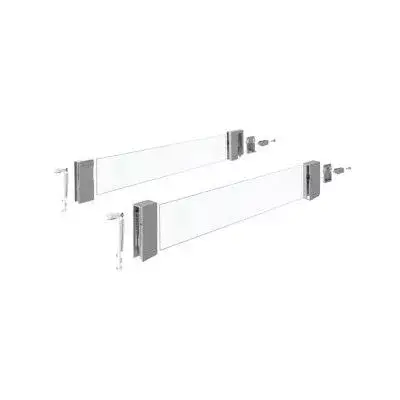 Szuper akció HETTICH 9194802 Atira DesignSide 144/520 üveg ezüst