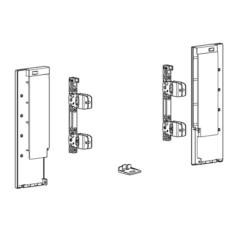 Biztonságos vásárlás HETTICH 9257651 AvanTech You frontfejléc belső fiók oldala+üveg187 ezüst