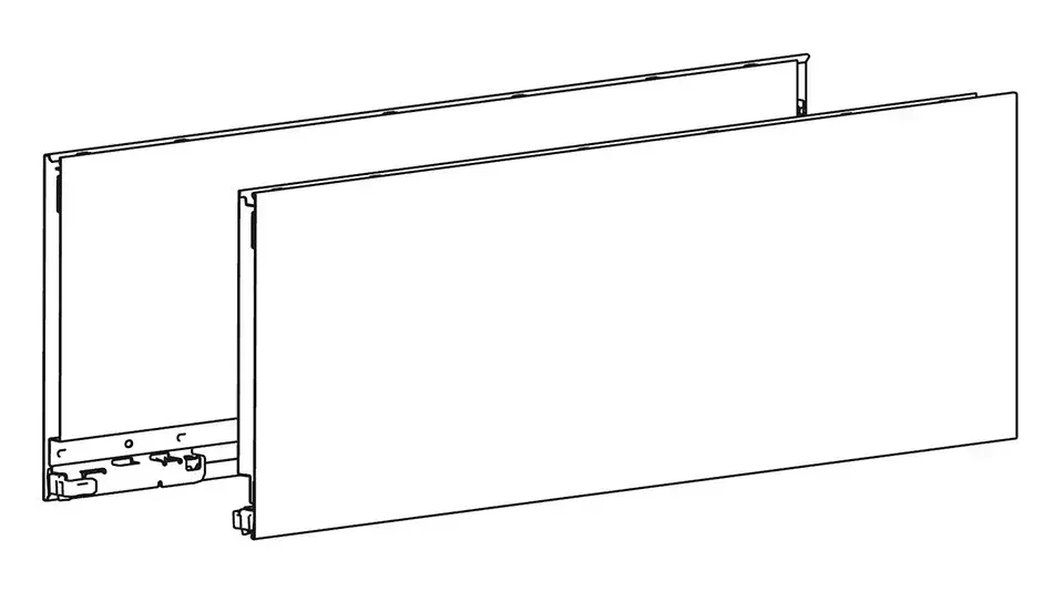 Akció HETTICH 9255057 AvanTech You oldalfal 187/550 ezüst J
