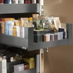 K-BLUM Merivobox E Boxcover 600 mm, 70 kg, Orion szürke, belső, üveg Outlet