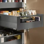 Végkiárusítás K-BLUM Merivobox E Boxcap 600 mm, 40 kg, Orion szürke, belső, reling