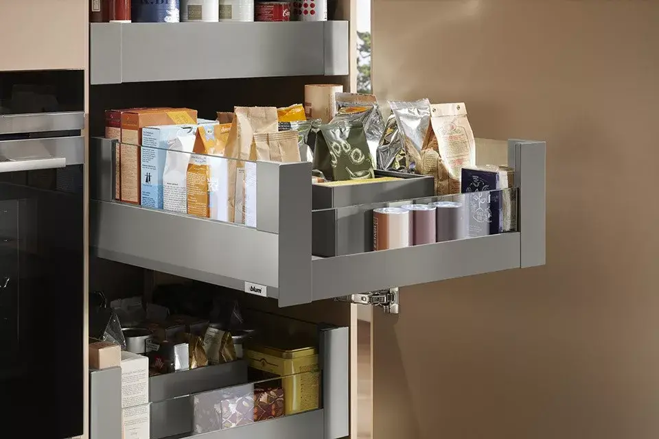 K-BLUM Merivobox E Boxcover 270 mm, 40 kg, Indium szürke, belső, üveg Legkelendőbb