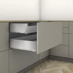 Bestseller K-BLUM Merivobox K 450 mm, 70 kg, Indium szürke, belső