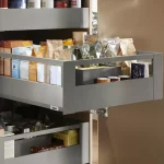 Olcsóbb K-BLUM Merivobox E 300 mm, 40 kg, Indium szürke, belső, reling