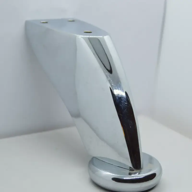 Azonnali szállítás Fém, króm színű bútorláb, 90 mm magas
