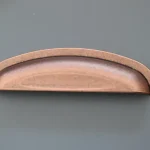 Gyors szállítás ARUBA fém bútorfogantyú, antik vörösréz színű, 96 mm furattávval