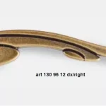 Biztonságos fizetés 15130_R fém bútorfogantyú, 96 mm furattáv, antik bronz szín