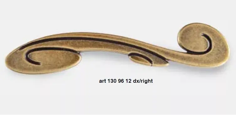 Biztonságos fizetés 15130_R fém bútorfogantyú, 96 mm furattáv, antik bronz szín