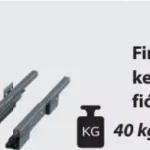 GM_5054_ANT Antracit Finoman záródó keskeny falú fiókrendszer 172/450 mm Vásárlói kedvenc