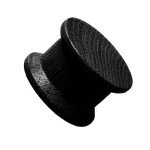 VIEFE OH! WOOD Tömörfa bútorgomb, Matt fekete színben 40 mm átmérő Olcsóbb