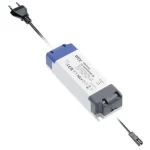 Tápegység LED 12V, 16W, IP20, 2 mini AMP csatlakozóval, 2fm kábellel, villásdugóval Árcsökkenés