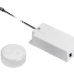 Expressz szállítás Vezeték nélküli ki-be CCT kapcsoló, fehér, távvezérlős, fényerőszabályozóval, 12V, Max 60W, Mini AMP csatlakozóval