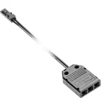 Kedvezmény Kábel Mini AMP elosztó 3-as, LED csatlakozó, fekete