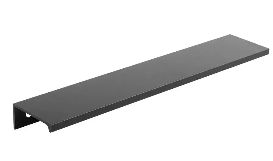 Azonnal elérhető LUCATA fém bútorfogantyú, matt fekete, 64 mm furattávval