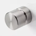 Alacsony ár VIEFE ACER fém bútorgomb, rozsdamentes acél, szálcsiszolt,23 mm átmérő