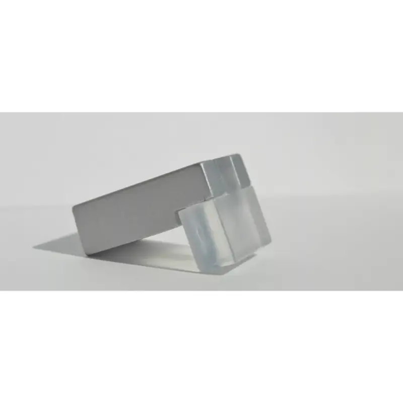 Biztonságos vásárlás Metall-Kunststoff-Möbelgriff, transparent - Chrom matt