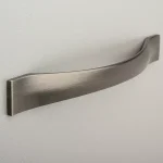 Végkiárusítás SEMA Metall-Möbelgriff, gebürstet, Farbe Dunkel-Nickel, Bohrung 128 mm