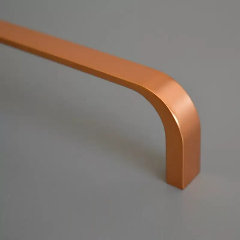 Biztonságos fizetés Möbelgriff aus Metall, kupferfarben, Bohrung 160 mm