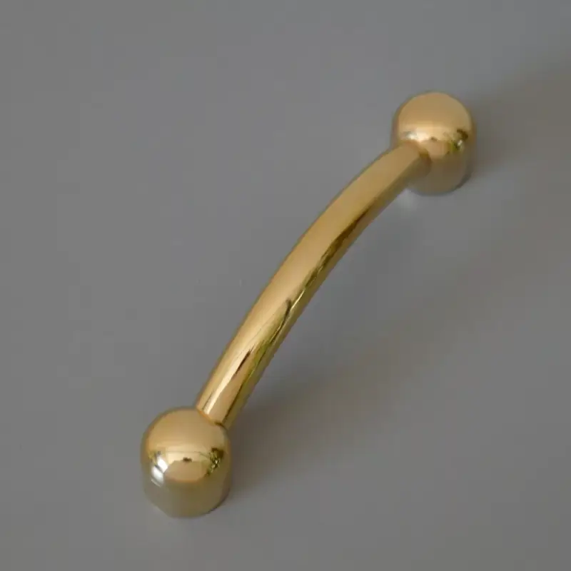 Kunststoff-Möbelgriff, goldfarben, 96 mm Lochabstand Olcsó