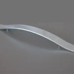 Möbelgriff aus Metall, glänzend verchromt, BA 192 mm Népszerű