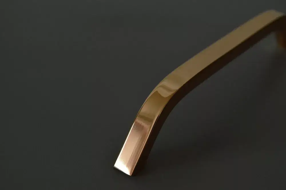 Biztonságos vásárlás 6065_AR Gold farbe, Metall-Möbelgriff 128 mm
