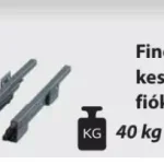 Csak ma Antracit Schmalwandiges Schubkastensystem mit Feineinzug 75/500 mm