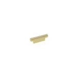 Különleges ajánlat LINE Möbelgriff, Metall, matt gold 32 mm Lochabstand