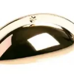 Utolsó esély 2313_FA, Metall-Möbelgriff in Glanzgold mit 64 mm Lochabstand