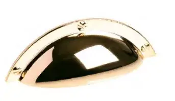 Utolsó esély 2313_FA, Metall-Möbelgriff in Glanzgold mit 64 mm Lochabstand