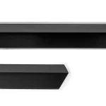 Expressz szállítás VIEFE PLIÉ Mattschwarz Metallgriff, Bohrung 64 mm
