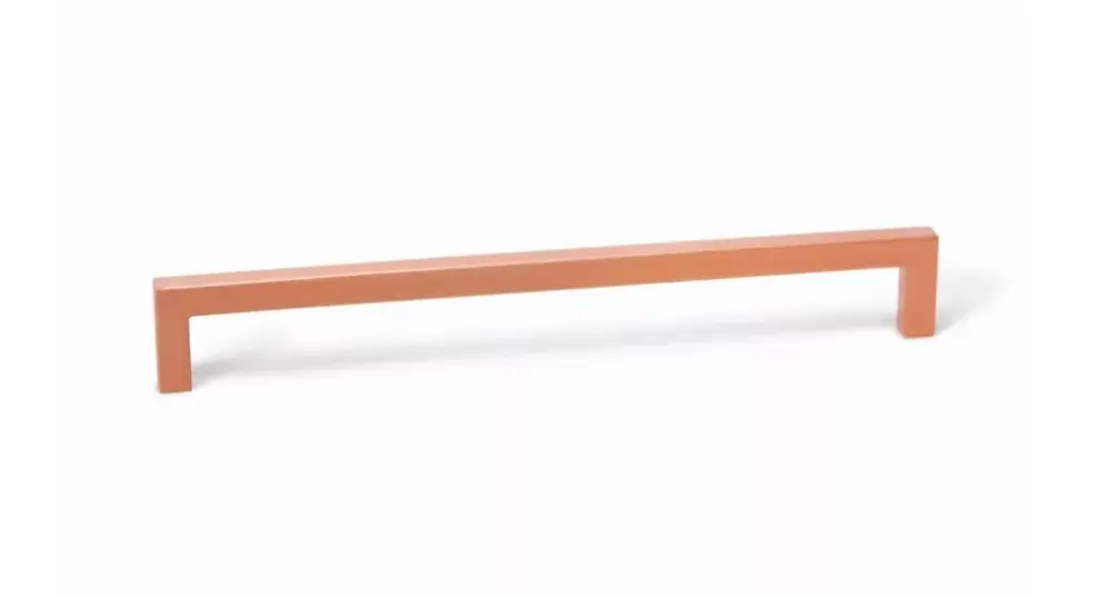 VIEFE U - Metall-Möbelgriff, kupferfarben gebürstet, Bohrung 192 mm Szuper akció