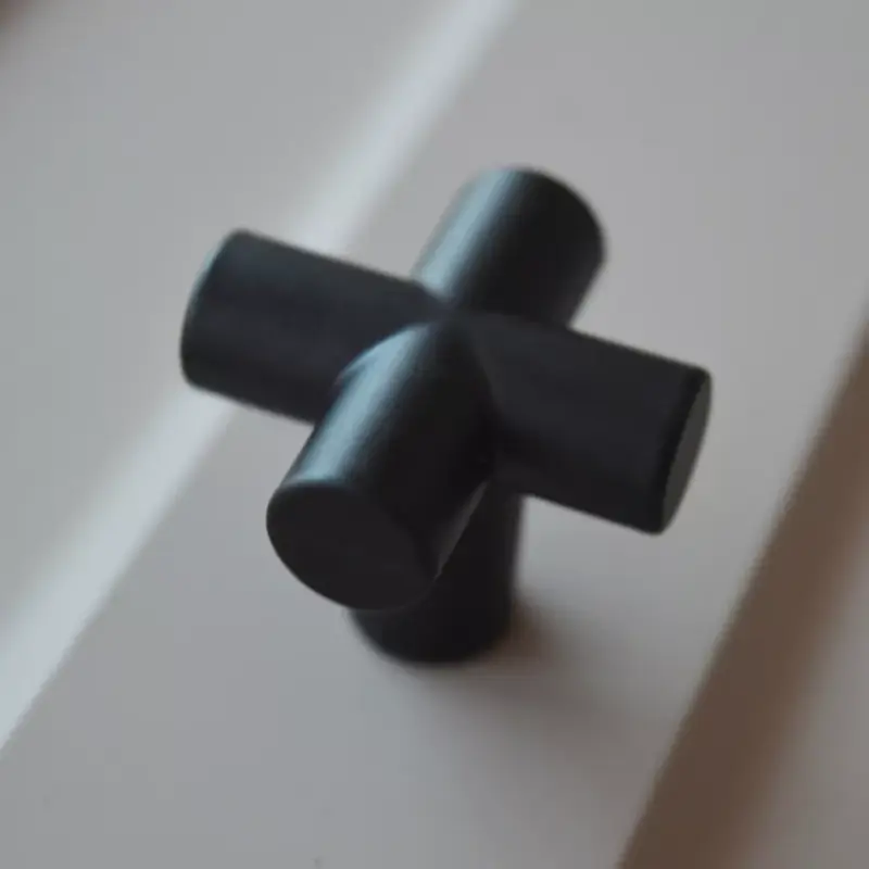 Alacsony ár 2351_MF, Möbelknopf aus Metall, mattschwarz