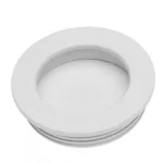 Alacsony ár Metall-Möbelgriff, versenktes Design, matt weiß farbe