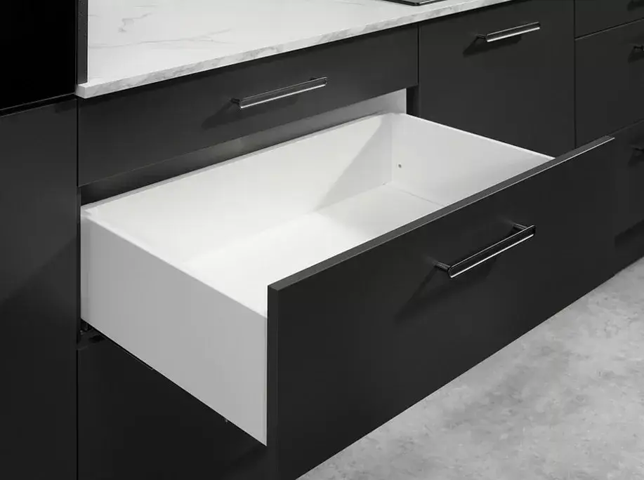 Hafele Schubladensystem mit schmalen Wänden, 135/300 mm, Farbe Weiss Csak ma