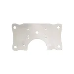 Pánthely javító lemez univerzális 6 db csavarral 90x50 mm Acél Legnépszerűbb