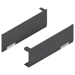 Szuper akció BLUM AVENTOS HF/HS/HL TOP takarósapkakészlet, sima, jobb+bal SÖTÉT SZÜRKE/inox