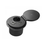 Elosztó CHARGER PLUS, 1x 230V sch, USB A+C, cserélhető modul, 1,5m kábellel, fekete Biztonságos fizetés