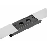 Outlet Elosztó PRESTINO, 2x 230V sch, USB A+C, RJ45, HDMI, 1,5m kábellel, ezüst
