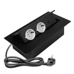Elosztó 2x 230V sch, USB A+C, 1,5m kábellel, fekete Legjobb ár